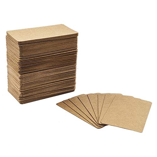 Ideen mit Herz Tischkarten | Kraftpapier | 9 cm x 5,3 cm | 300 g/m² | 200 Stück