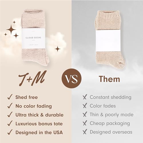 Image of Unboxme Gifts Warm & Cozy Ultra-Luxe Cloud Fuzzy Socks, Gifts for Women
