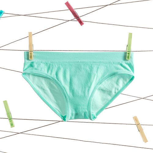 Alyce Intimates Seamless Girls Panties, Pack of 8 | Solids & Prints3