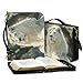 Waterproof Pu Leather Bible Covers with Bonus Bookmark Simple Grand White Lion Bible Cover Case for Women Men Kids Book Protector Pouch with Multi Pockets