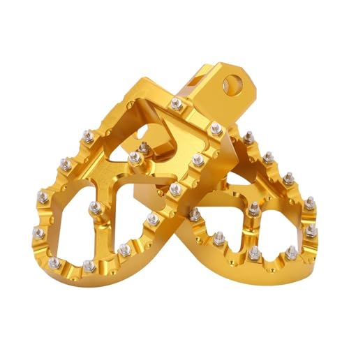 Repose-Pieds Moto CNC Pédales Cale Pied Enduro pour RM125 RM250 DRZ400 RMX250