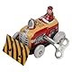 Vintage Kleines Pushdozer-Aufziehspielzeug, Eisen, Nostalgische Requisite, Aufziehbares Pushdozer-Spielzeug, Kompakt, Dekorativ für Zuhause