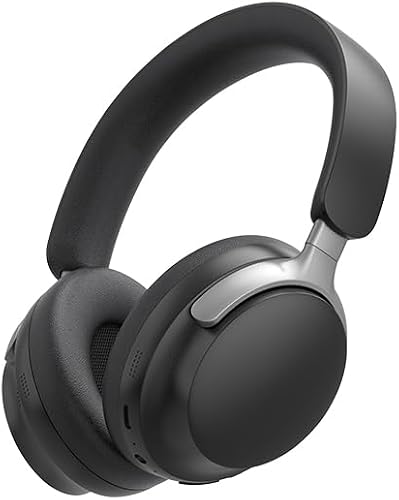 TZ-HP08 Wireless Over-Ear Headphones, Bluetooth 5.3, ANC, Hi-Fi Sound, Wired or Wireless, Built-in Microphone (Black)
