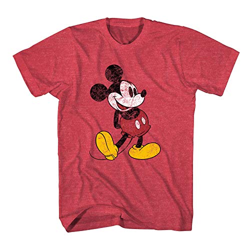 Disney Mickey Mouse Classic Distressed Standing Boys Youth T-Shirt
