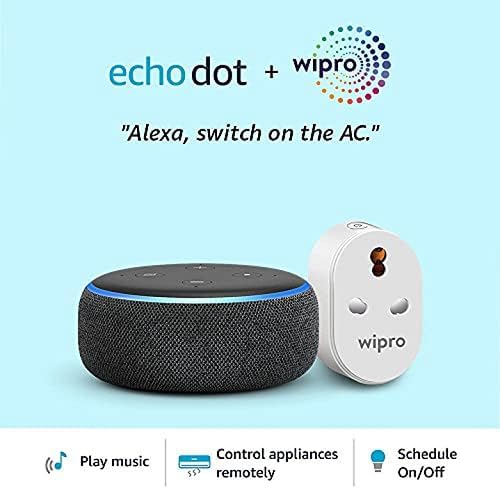 Echo Dot (3rd Gen) - Smart speaker with Alexa (Black)