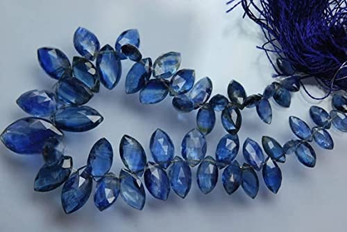 Kyanite naturelle briolettes marquises facettées pour cadeau fait main