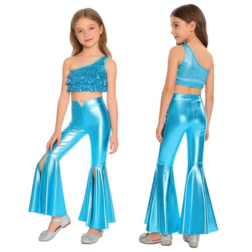 Traje de baile hip hop cómodo de dos piezas para evitar rozaduras en niñas