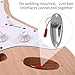 UDeuxff DIY Electric Guitar Kit with Mahogany Body, 6 Strings Electric Guitar Kits W/Maple Neck,SSS Pickups, Shoulder Strap, All Accessories Included