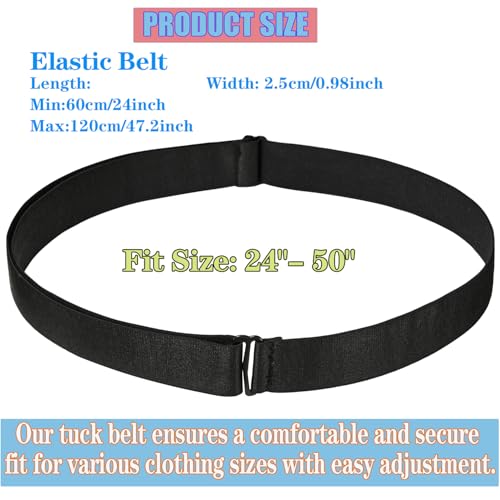 Adjustable Crop Tuck Band for Shirts, Shirt Tuck Band Shirt Cropping Band Elastic Crop Top Band Tucking Belt for Women4