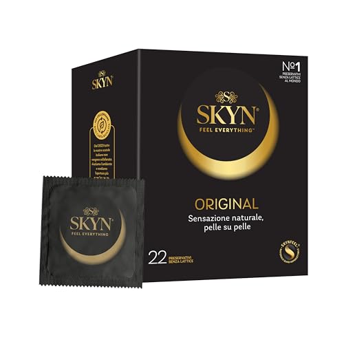 SKYN Original – Preservativos sin látex de poliisopreno – Ultra confort y sensibilidad natural, 22 unidades