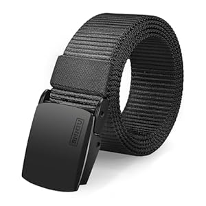 FAIRWIN Belt Men Golf Nylon Casual Web Tactical Canvas Belts Jeans Ceinture Homme Work Heavy Duty Military Metal Buckle