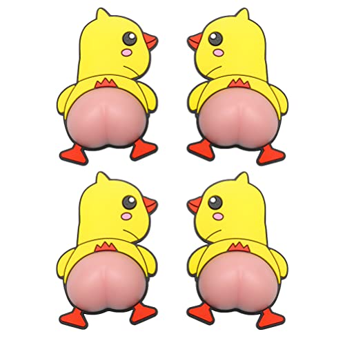 4 pçs adesivos decorativos para carro fofos silicone estilo bumbum espelho retrovisor moldura de por