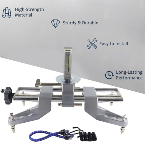 Wheel Clamp & Magnetic Adapter Fits 11-25 Inch Rims, Wheel Alignment Tool Kit for Precisely Measure and Adjust The Camber and Caster Angles