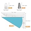Tamodan Piping Bags and Tips, Cake Piping Bags and Tips Suitable for Beginners Included 100PCS 16 Inch Disposable Piping Bags with 12 Piping Tips Set, 2 Coupler and 1 Reusable Pastry Bags #4