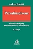 Privatinsolvenz: Schuldenbereinigung, Restschuldbefreiung, Insolvenzplan by Andreas Schmidt (2014-09-22)