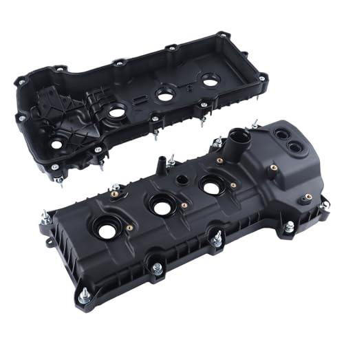 Image of FEIDKS 2PC Engine Valve Cover Kit with Gasket & Bolt Compatible with Ford Explorer 2011-2019, F-150 2011-2012, Mustang, Taurus, Edge, V6 3.5L 3.7L, Replace # BR3Z6582G BR3Z6582R (Right+Left)