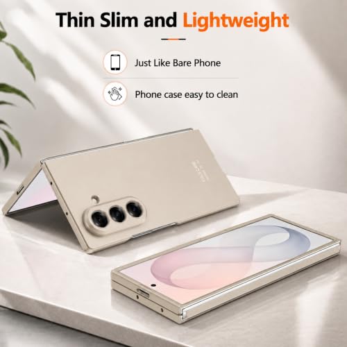 Image of TechTrendz Hard PC Ultra Slim Matte Case for Samsung Galaxy Z Fold 8 Ultra,Shockproof Anti Scratch Protective Cover with Wireless Charging Compatible with Z Fold 8 Ultra 5G (Titanium Gray)