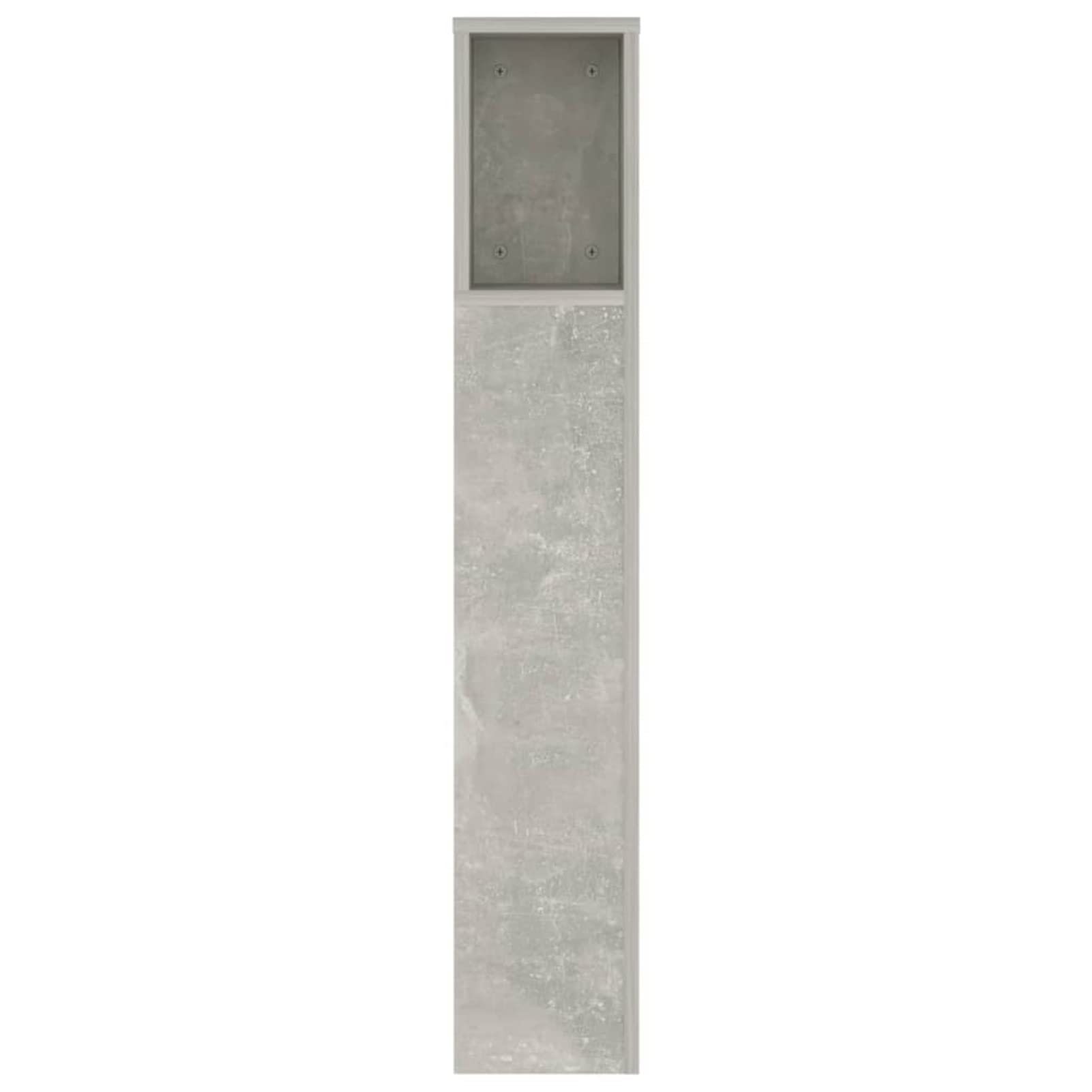 Mueble cabecero, Cabezal De Cama, Cabecera para Cama, Cabezales Dormitorios Modernos, Gris hormigón 140x18,5x104,5 cm