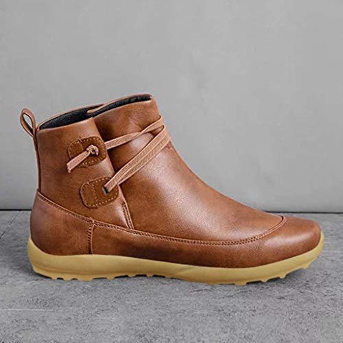 Botines de invierno para mujer, calzado plano e impermeable para el día a día 2