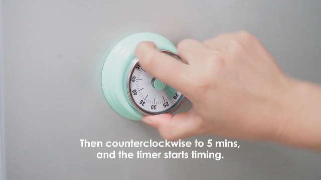 Jayron Mechanischer Küchentimer – Magnetisch, 60 Min., Laut, Grün, Für Kochen, Lernen & Mehr