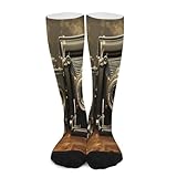 FekiLoot Old Camera Compression Socks Cozy Soft Support Socks Fashion Breathable Knee High Tube Socks for Adult