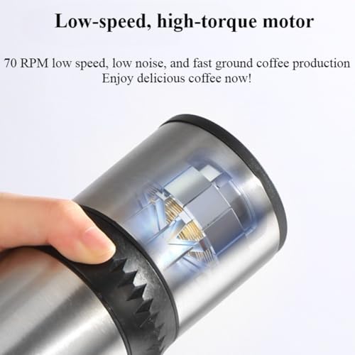 Cafetera portátil con molinillo y taza de 150 mL miniatura 6