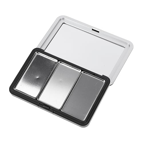 Baluue Diy Blusher Lipstick Sub Box Compact Multi-grid Eyeshadow Case Travel Makeup Plate Fillable for Beauty Makeup Lovers