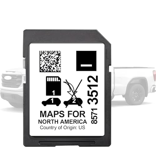 Carte SD de navigation Amérique du Nord 2019-2024 pour Silverado