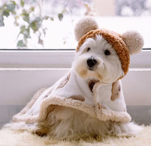 Sizesmalltolargedogwintercoatwithhatkittenthickencloakblanketpetsnightgownforsmallmediumdogsbrownlarge Urban Country Home Decor Size small to large dog winter coat with hat kitten thicken cloak blanket pets nightgown for small medium dogs brown large urban country home decor