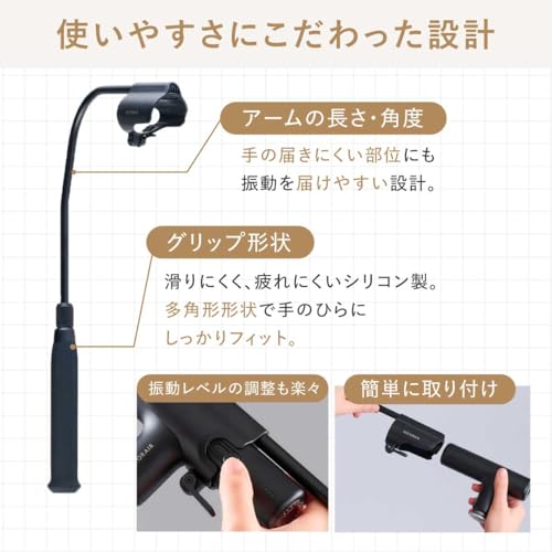 ドクターエア エクサガンLUXE スペシャルエディション アイボリー バックアーム付き REG-12