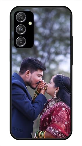 Image of NDCOM for Customised Samsung Galaxy S24 FE Back Cover | Luxury S24 FE Phone Case | Mobile Cover DIY Personalised Photo Design | Customized Gift Custom Text Name Printed Metal Case