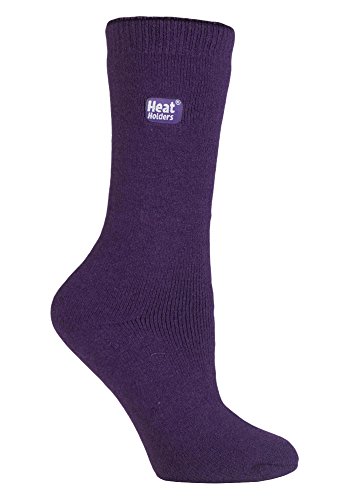 Heat Holders Thermal Socks, Women's Original, US Shoe Size 5-9, Purple by Heat Holders
