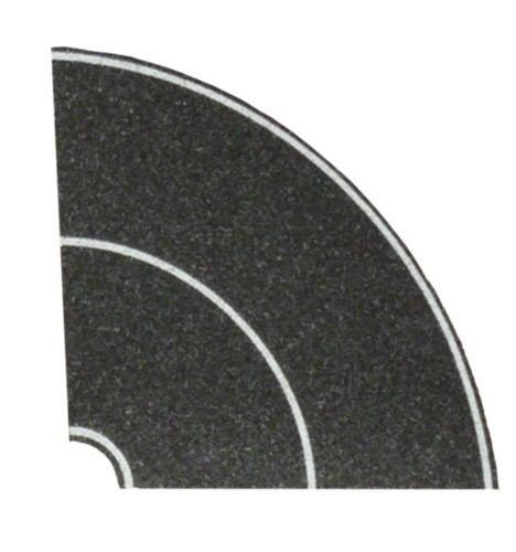 Preisvergleich Produktbild Heki 6582 Selbstklebende Kurven 90°, Asphalt N, 4 Stück, Mehrfarbig