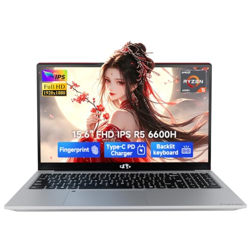 Image of NIMO 15.6 inch AI-Creator-Laptop, 6-Core AMD R5-6600H 32GB RAM 1TB SSD