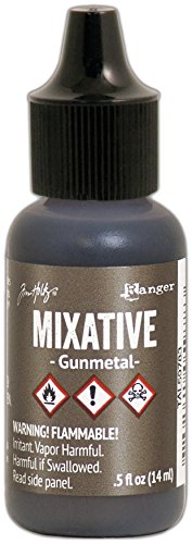 Ranger Gunmetal Tim Holtz Alcohol Ink Metallic Mixatives