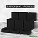 9 Cube Organizer | Set of Storage Cubes Included | DIY Closet Organizer Bins | Cube Organizers and Storage Shelves Unit | Closet Organizer for Bedroom, Playroom, Livingroom, Office, Dorm (Black)