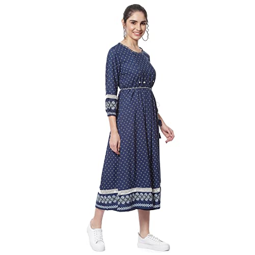 Image of Indigo Liva Kalidar Dress