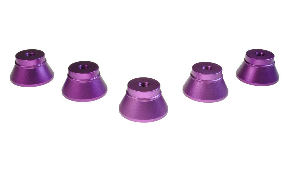 Armerah eCig 510 Atomiser/RDA/Tank Desk Stand Large Aluminium Threaded 5 Pack Purple