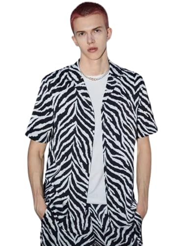 Image of Leriya Fashion Men's Rayon Shirt - Summer Button Down Shirts | Half Sleeve Printed |Formal |Casual Stylish Shirt's for Man