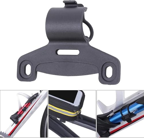 Suporte universal preto para bombas de ar para bicicletas, bombas de ar de ciclismo, infladores, sup