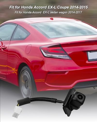 Image of HD 1080P Rear View Backup Camera IP67 Waterproof Fit for Honda Accord 2014 2015 2016 2017 Replaces 39530-T2A-A21, 39530-T2A-A31, 39530-T2A-U21, 590-440