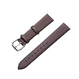 Gadpiparty 18mm Genuine Leather Watch Band Replacement Band for Fashion Stylish and Comfortable Wear Sweatproof