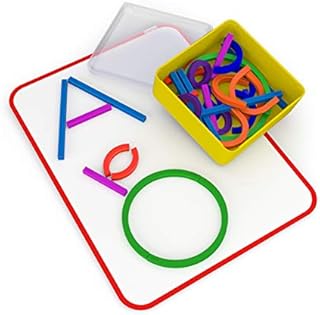 Osmo - Little Genius Sticks & Rings - 2 Educational Learning Games - Ages 3-5 - Imagination, Letter Formation & Creativity - For iPad or Fire Tablet - STEM Toy (Osmo Base Required - Amazon Exclusive)