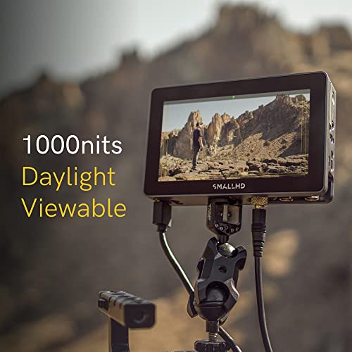 Image of SmallHD Indie 5 Camera Monitor with Daylight-Viewable 5-Inch Touchscreen Display, 1000nits Brightness, 3G-SDI and HDMI, PageOS 5 Software, Lightweight
