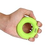 NMHWRHJ O-Form-Handgreifer-Grip Silikon-Ring Hand-Widerstand-Band-Finger-Stretcher-Übung for Unterarm Handgelenk Training Carpal Hand Expander (Color : Green)