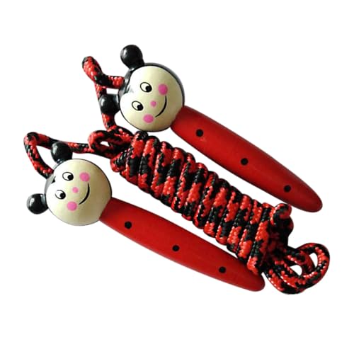 EXQUIMEUBLE Cuerda para Saltar Ajustable Infantil Diseño de Abejorro Cuerda de Ejercicio para Fitness y Jardín de Infantes Material Duradero y Agarre Cómodo Escuela Color Color Aleatorio