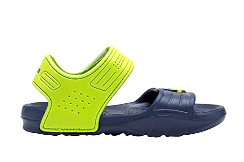 KangaROOS Unisex Kinder Kangaswim Ii Sandale, Dk Navy Lime, 31 EU
