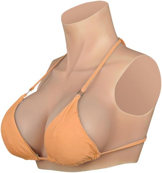 Silicone Breastplate Fake Boobs E Cup Breast Plates Breast Forms for Transgender Cosplay Drag Queen Crossdresser