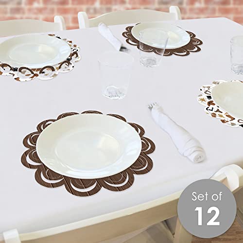 Platos desechables redondos para fiesta vaquera 12 unidades miniatura 2