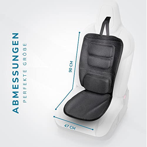 ELONEO Druckentlastungs-Sitzauflage fürs Auto Autositzauflage Autositzschoner Sitzkissen aus Gel 3D-Mesh-Bezug
